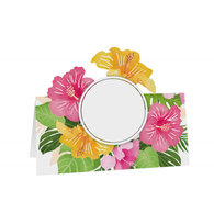 Winietki Kwiaty Hawajskie 8X8 Cm 6 Szt.