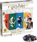 Winning Moves, puzzle, Harry Potter, House Crest Herby, 500 el. - Winning Moves