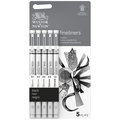 Winsor&Newton, zestaw cienkopisów z końcówkami 0.1 / 0.3 / 0.5 / 0.8 / 1.0 - Winsor & Newton