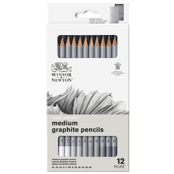 Winsor & Newton, Zestaw ołówków Studio Collection Graphite, 12 szt - Winsor & Newton