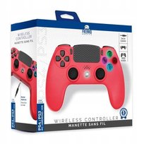 WIRELESS CONTROLLER FOR PS4 WITH 3,5MM JACK SLOT - LED - RED Inny producent
