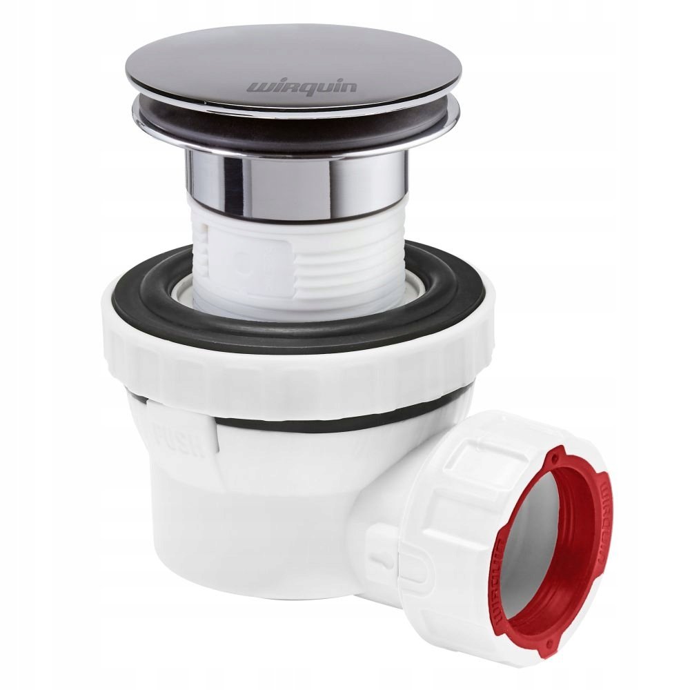 Bonde de lavabo Quick-Clac hauteur 100 mm avec trop-plein