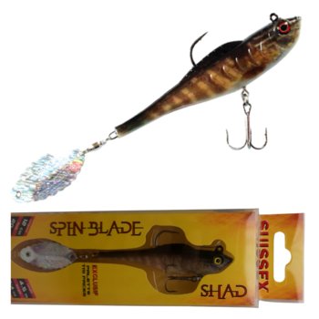 Wirujący Ogonek Swimbait Suissex Shad Spin Blade 2 Natural Perch 20G - Suissex-inc