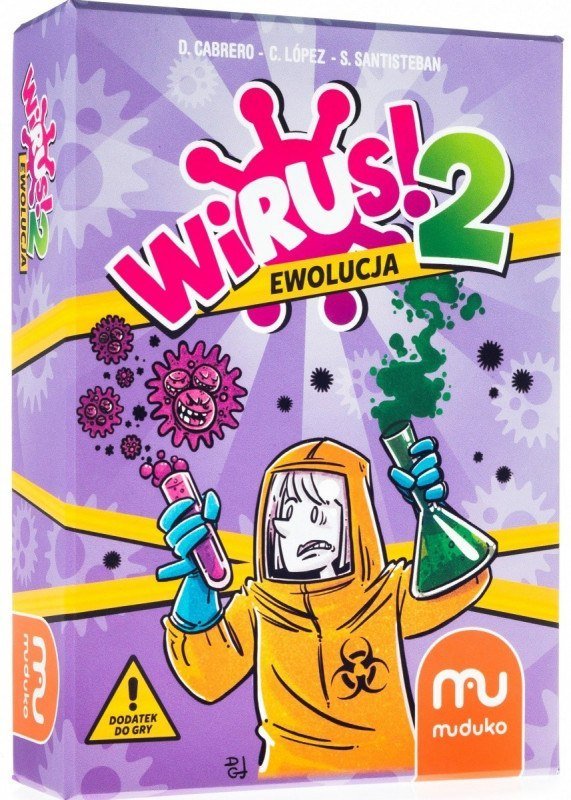 WIRUS! 2 Ewolucja, muduko, gra planszowa, rodzinna