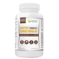 Wish Grzyby Funkcjonalne Complex Suplementy diety, 60 kaps.