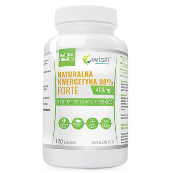 Wish Naturalna Kwercetyna 98% Forte 400Mg Suplement diety, 120 kaps. - Wish