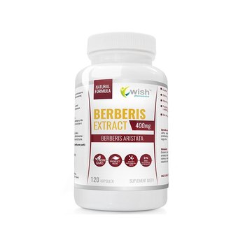 Wish Pharmaceutical, Suplement diety Berberis 400 mg, 120 kapsułek - Wish Pharmaceutical