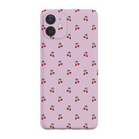 Wisienki Tiny  - Iphone 12 Mini Etui Matowe Fiolet [Tif 16E]