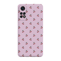 Wisienki Tiny  - Redmi Note 11 Pro 5G Etui Matowe Fiolet [Tif 16E]