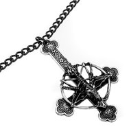 Wisior + Łańcuch Baphomet Satanic Cross Inna marka