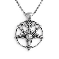 Wisior Pentagram Baphomet Silver Inna marka