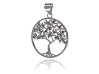 Wisiorek srebrny drzewo życia szczęścia w0385 - 2g.