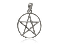 Wisiorek Srebrny Gwiazda Pentagram W0528 FALANA