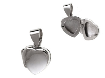 Wisiorek srebrny otwierane serce małe w0247 - 2,7g. - FALANA