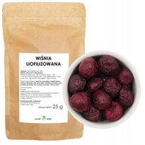 Wiśnie Liofilizowane Owoc Wiśni Naturalne 25G