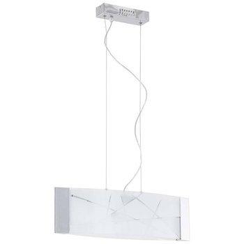 Wisząca LAMPA glamour ABIGAIL P29366-1Y Italux szklana OPRAWA zwis z wzorkiem przezroczysty - ITALUX