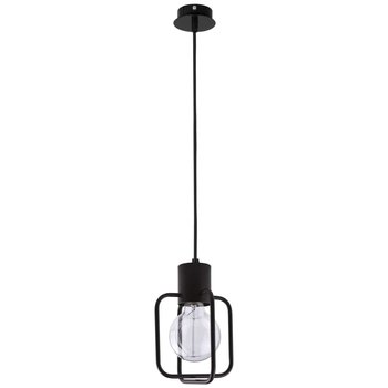 Wisząca LAMPA industrialna AURA 31110 Sigma druciana OPRAWA metalowy ZWIS loftowa klatka czarna - Sigma