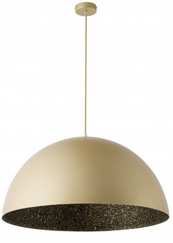 Wisząca lampa salonowa Sfera złota kopuła nad stolik - Sigma