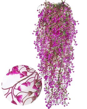 Wiszące kwiaty dekoracyjne sztuczne wierzba 2szt bukiet pnące ozdobne wystrój - Edibazzar
