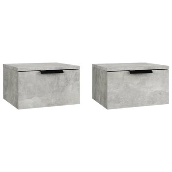 Wiszące szafki nocne beton 34x30x20 cm / AAALOE - Inny producent