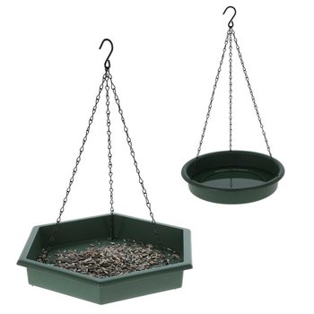 Wiszący karmnik i poidło dla ptaków, zielony 2w1 - ProGarden