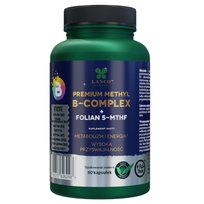 Witamina B Complex Premium + Kwas Foliowy 5-Mthf Lanco