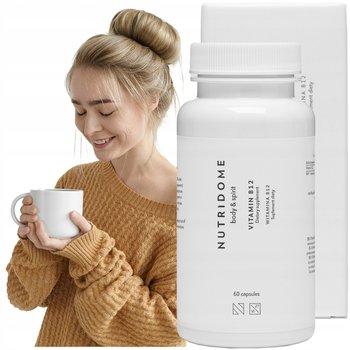 Witamina B12 poprawia WZMACNIA układ NERWOWY odporność obniża NUTRIDOME - Nutridome