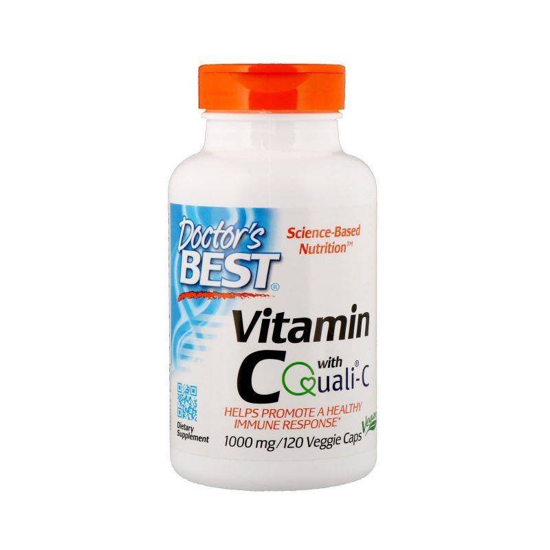 Фото - Вітаміни й мінерали Doctors Best Suplement diety, Witamina C 1000 mg  (120 kaps.)
