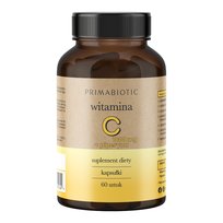WITAMINA C PRIMABIOTIC 1000 mg 60 Kaps. Układ Odpornościowy Zmęczenie