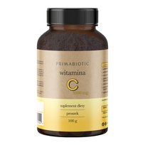 WITAMINA C PRIMABIOTIC Proszek 100g Układ Odpornościowy Przyswajanie Żelaza