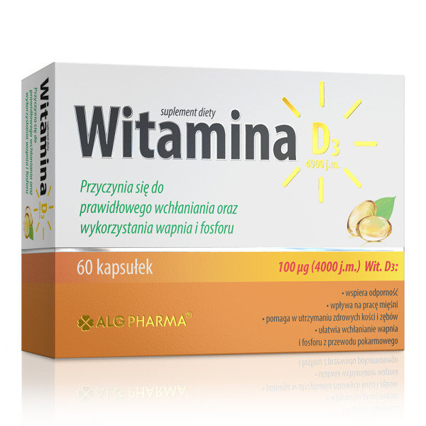 Empik Witamina D3 4000 j.m. 60 kapsułek ALG PHARMA