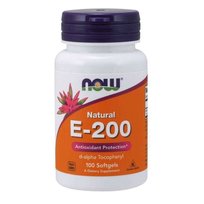 Witamina E 200 IU ( Suplement diety, 100 kaps.) Now Foods