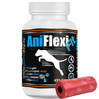 Witaminy, suplementy dla psów GAME DOG AniFlexi FIT V2, 100 tabl.