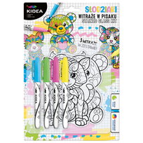 Witraże w pisaku Słodziaki Kidea