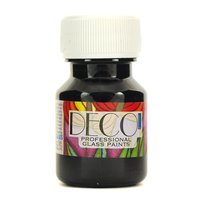 Witrażowa farba do szkła DECO 30 ml - czarny