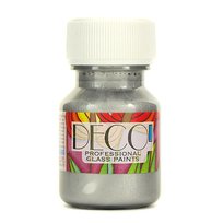 Witrażowa farba do szkła DECO 30 ml - srebrny