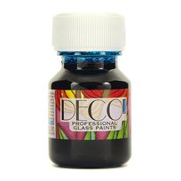 Witrażowa farba do szkła Deco, błękitna, 30 ml