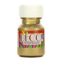 Witrażowa farba do szkła Deco, złota, 30 ml