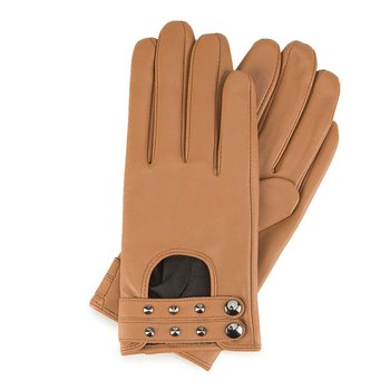 Wittchen, Damskie rękawiczki ze skóry z nitami 46-6-307-LB-M, rozmiar M - WITTCHEN