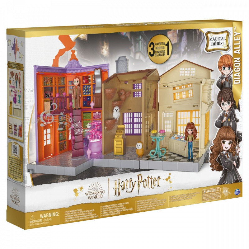 Zdjęcia - Figurka / zabawka transformująca Spin Master Wizarding World Zestaw Ulica Pokątna  (Hermiona i Fred)
