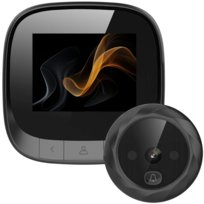 WIZJER ELEKTRONICZNY DZWONEK KAMERA DO DRZWI JUDASZ ZDJĘCIA