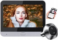 Wizjer Elektroniczny Ekran Dotykowy Wifi Dzwonek Kamera Aplikacja