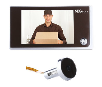 Wizjer wideo do drzwi MBG LINE 120° LCD 3.5" - MBG LINE