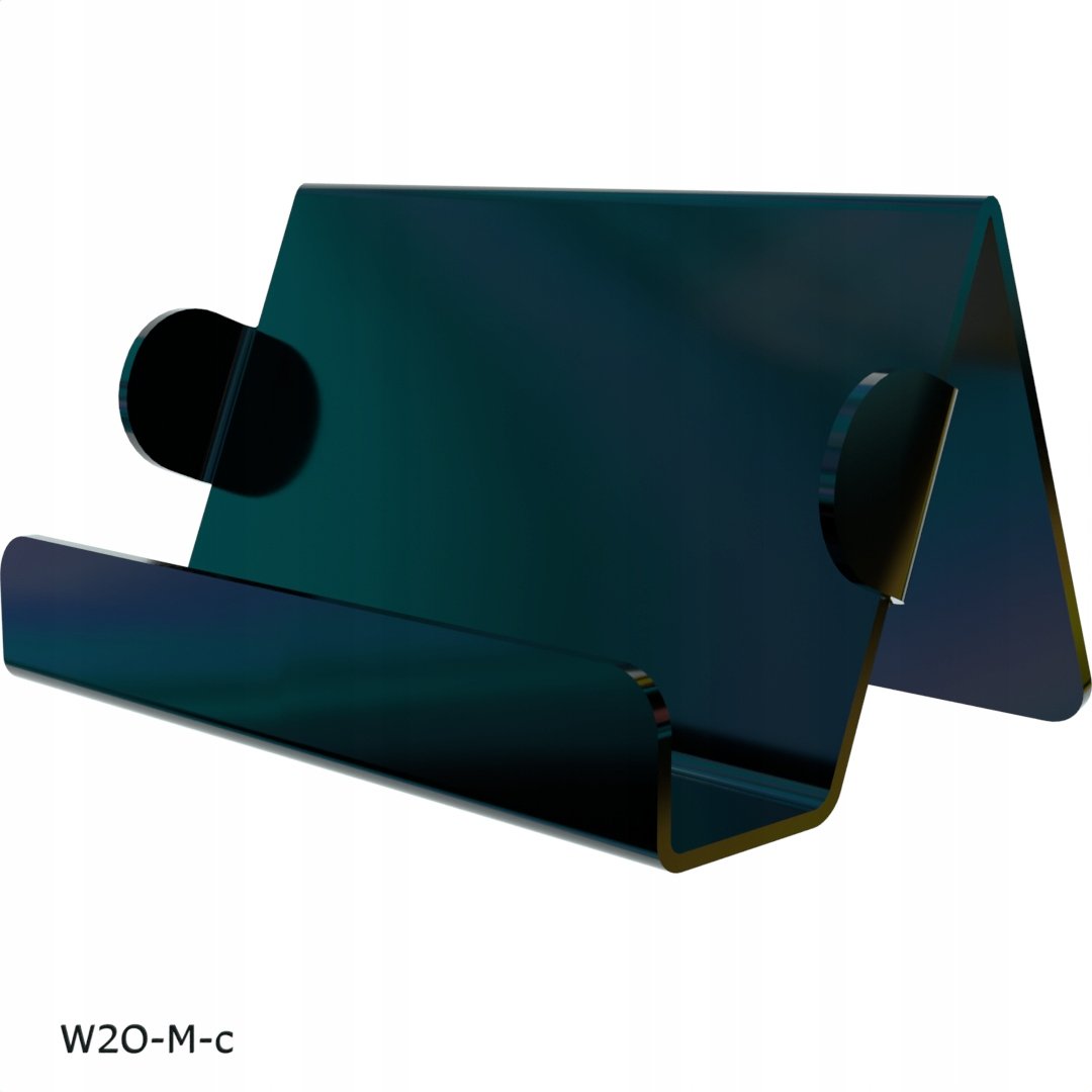 Wizytownik, Stojak na wizytówki z PLEXI czarny 2MM