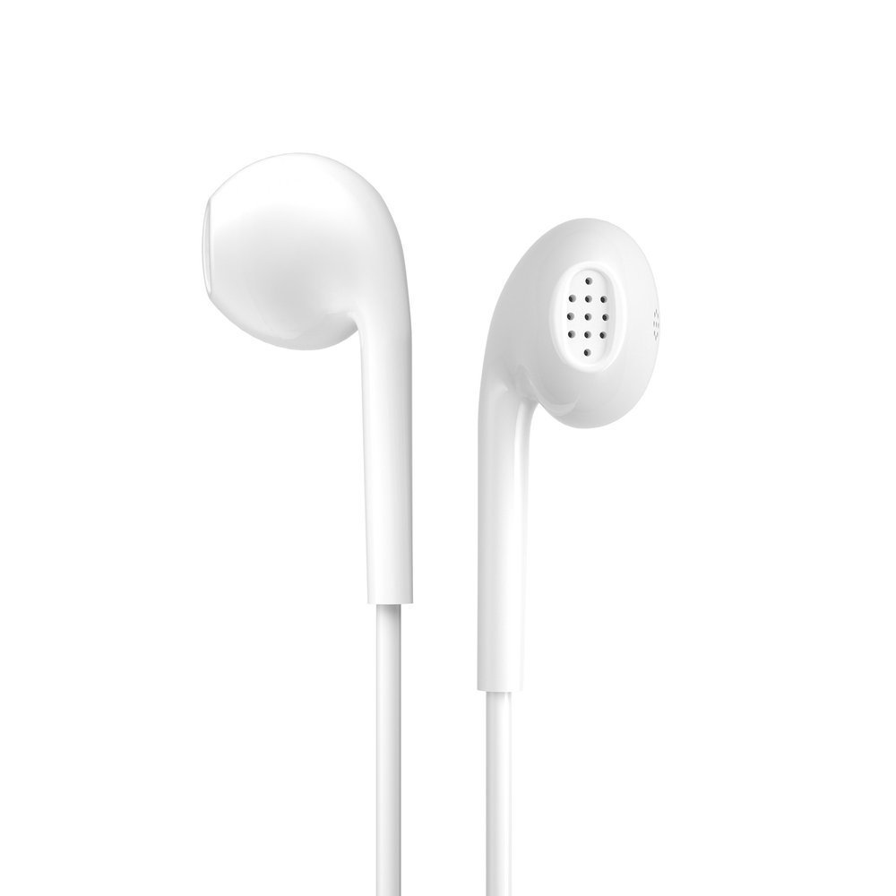 WK Design przewodowe słuchawki douszne ze złączem mini jack 3.5mm biały (Y12 white)