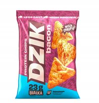 WK DZIK Chipsy proteinowe BEKONOWE sojowe 23g Białka WK Dzik