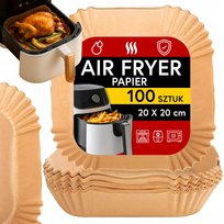 WKŁAD AIR FRYER PAPIER DO PIECZENIA FRYTKOWNICY BEZTŁUSZCZOWEJ FORMA 100X Inna marka