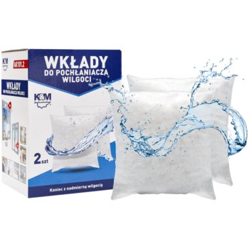 Wkład do pochłaniacza wilgoci K&M AK101.2 - komplet 2 sztuk - K&M