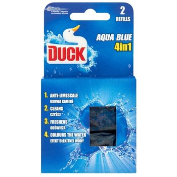 Wkład do zawieszki DUCK Aqua Blue 4w1, 80 g, 2 szt. - Duck