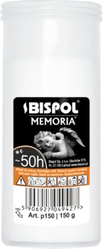 Wkład do zniczy parafinowy BISPOL P150 50H 1szt. - BISPOL